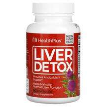 Health Plus, Liver Detox, Підтримка печінки, 60 капсул