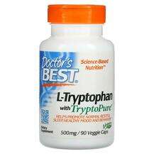 Doctor's Best, L-Триптофан 500 мг, L-Tryptophan 500 mg, 9...