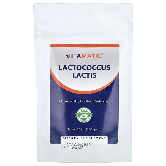 Основне фото товара Vitamatic, Lactococcus Lactis, Лактобактерії, 100 г