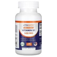 High Potency Vitamin B1 500 mg Витамин B1 Тиамин