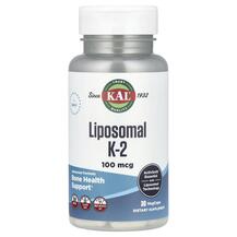 Вітамін K2 Liposomal K-2 100 mcg KAL 30 капсул
