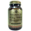 Фото товара Solgar, Витамин D3 125 мкг 5000 МЕ, Vitamin D3 Cholecalciferol...