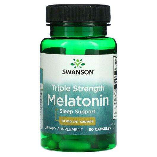 Triple Strength Melatonin 10 mg, Мелатонін 10 мг, 60 капсул