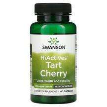 Swanson, HiActives Tart Cherry 465 mg, 60 Capsules