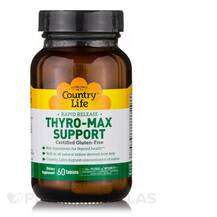 Country Life, Thyro-Max Support, Підтримка щитовидної, 60 табл...