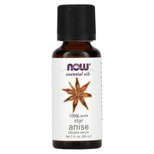 Ефірна олія Pure Essential Oil Star Anise NOW Foods