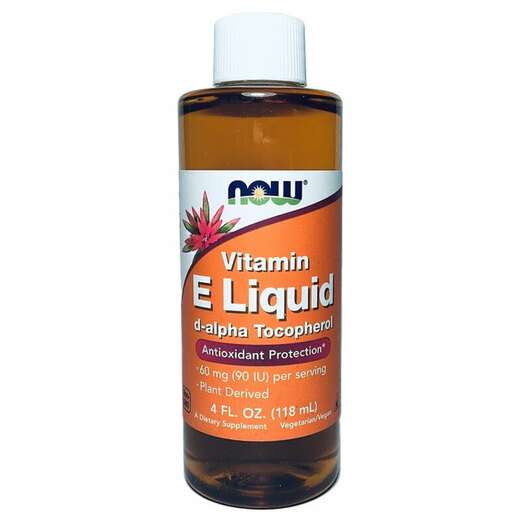 Natural E Liquid, Вітамін E D-альфа-токоферол, 120 мл