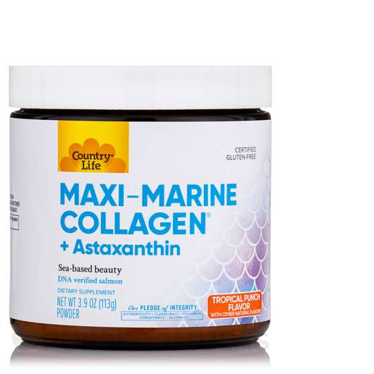 Фото товару Maxi-Marine Collagen + Astaxanthin Powder Tropical Punch Flavor