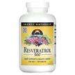 Фото товару Source Naturals, Resveratrol 500 mg, Ресвератрол, 120 таблеток