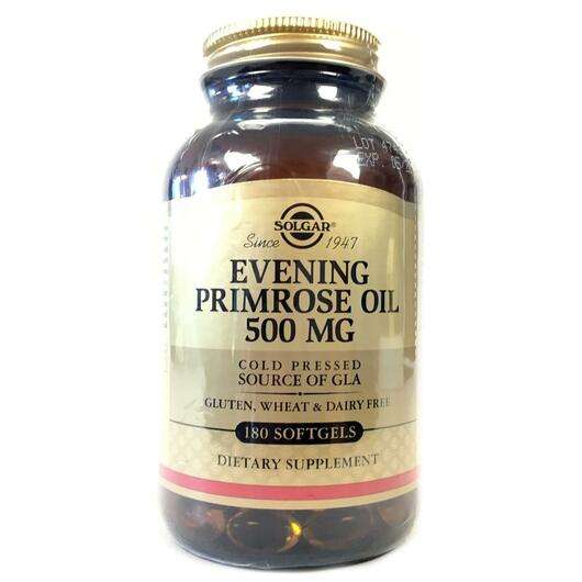 Primrose Oil Cold, Масло примули вечірньої 500 мг, 180 капсул