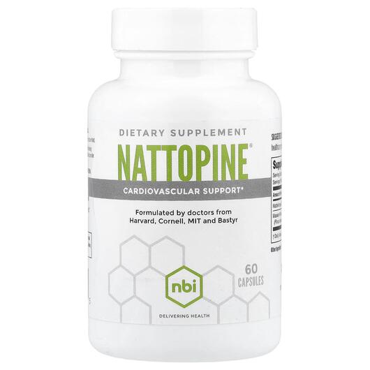 Основное фото товара NBI Health, Наттокиназа, Nattopine, 60 капсул