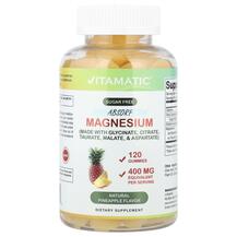 High Absorption Magnesium Gummies Natural Pineapple