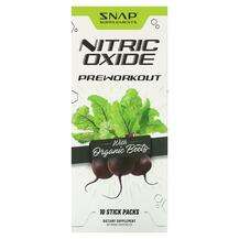 Nitric Oxide Preworkout with Organic Beets 10 Stick Packs, Пер...