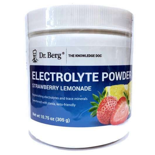 Electrolyte Powder Strawberry Lemonade, Електроліти, 313 г
