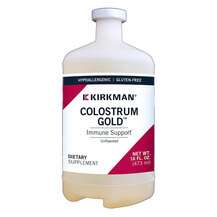 Kirkman, Colostrum Gold Liquid Unflavored, Молозиво, 473 мл