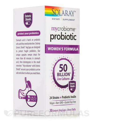 Фото товару mycrobiome probiotic Women's Formula 50 Billion 24 Strains + Prebiotic Inulin