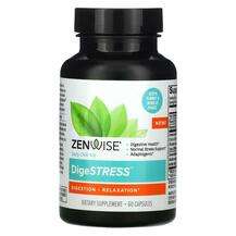 Zenwise, DigeSTRESS Digestion + Relaxation, Пробіотики, 60 капсул