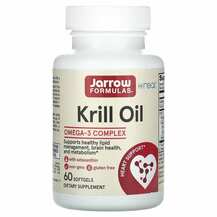 Jarrow Formulas, Krill Oil, Масло Кріля, 60 капсул