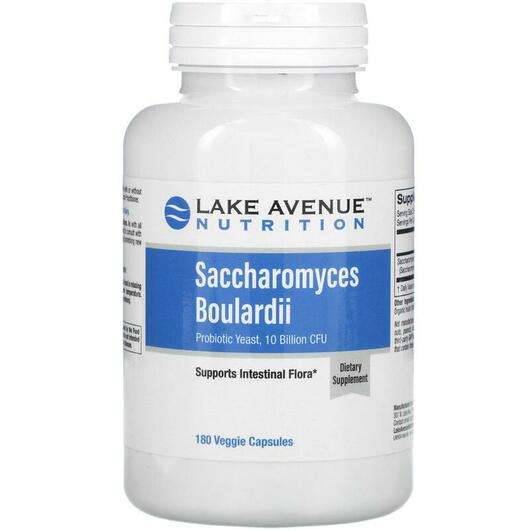 Saccharomyces Boulardii 10 Billion CFU 180 Veggie, Сахароміцети буларді, 180 капсул