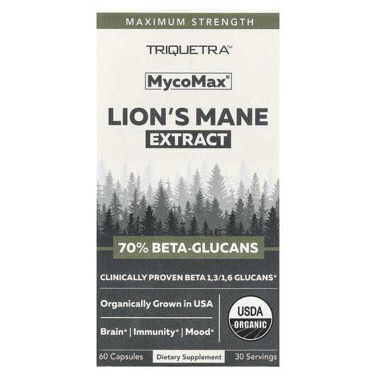 Основное фото товара Lion's Mane Extract Maximum Strength, Грибы Львиная грива, 6