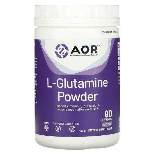 Основное фото товара AOR, L-Глютамин, L-Glutamine Powder Premium, 450 г