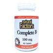Фото товару Natural Factors, Complete B 100 mg 90, Комплекс Вітаміну B 100...