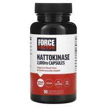 Force Factor, Nattokinase 2000 FU, Наттокіназа, 90 капсул
