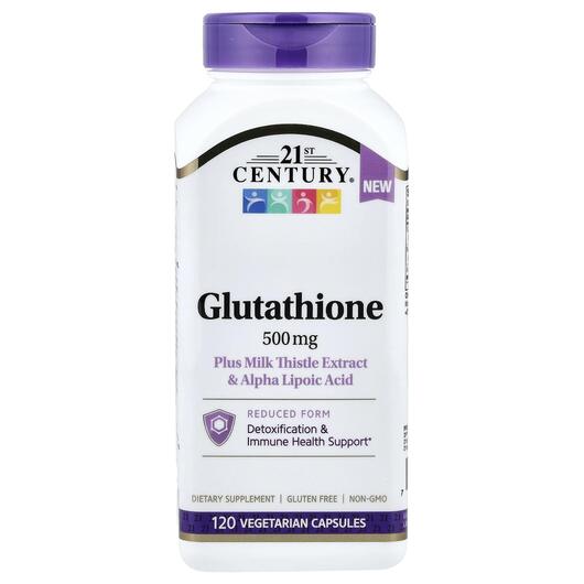 Основное фото товара Glutathione Plus Milk Thistle Extract & Alpha, Расторопша, 12
