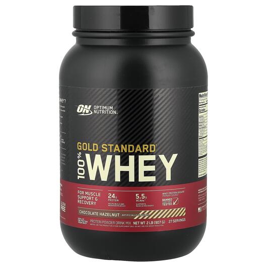 Основне фото товара Gold Standard 100% Whey Chocolate Hazelnut, Протеїн Ізолят, 907 г