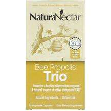 Natura Nectar, Bee Propolis Trio, 60 Vegetable Capsules