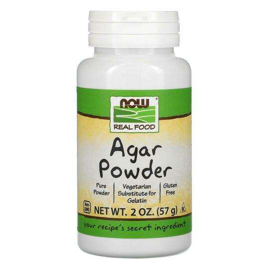 Основное фото товара Now, Агар в порошке, Agar Powder, 57 г