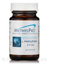 MethylPro, L-5-метилтетрагидрофолат, L-Methylfolate 2.5 mg, 30...