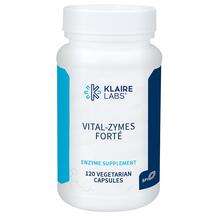 Klaire Labs SFI, Vital-Zymes Forte, Ензими, 120 капсул