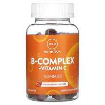 MRM Nutrition, B-Complex + Vitamin C Gummies Strawberry, Вітам...