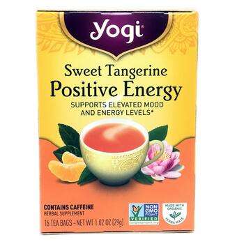Купить Йоги чай положительная Энергия сладкий мандарин 16 пакетиков 2...