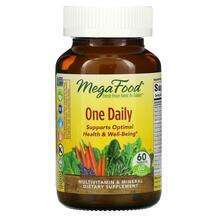 Mega Food, Мультивитамины одна в день, One Daily, 60 таблеток
