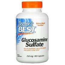 Glucosamine Sulfate 750 mg, Глюкозамін 750 мг, 180 капсул