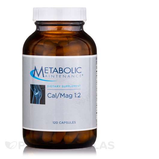 Основное фото товара Metabolic Maintenance, Кальций Магний, Cal/Mag 1:2, 120 капсул
