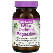 Bluebonnet, Buffered Chelated Magnesium, 60 Vegetable Capsules