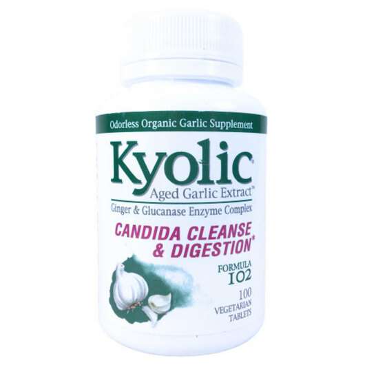 Основне фото товара Kyolic, Candida Cleanse & Digestion, Засіб від кандиди, 10...