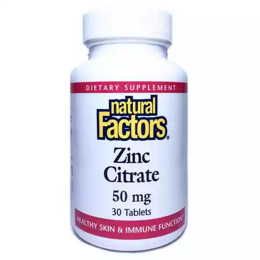 Фото товара Zinc Citrate 50 mg 30 Tablets