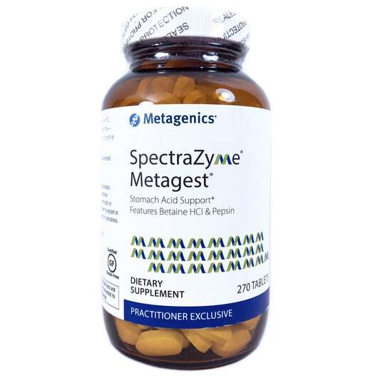 Spectra Zyme Metagest, Травні ферменти, 270 таблеток