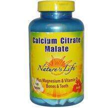 Natures Life, Calcium Citrate Malate, 120 Tablets