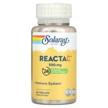Reacta-C 500 mg Витамин C Solaray 60 капсул