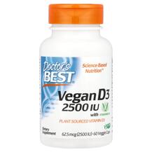 Вітамін D3 2500 IU Vegan D3 + D3 2500 IU Doctor's