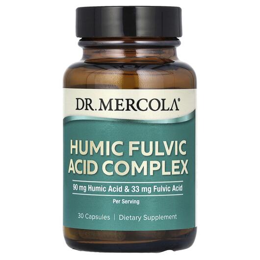 Основное фото товара Фульвовая кислота, Humic Fulvic Acid Complex, 30 капсул