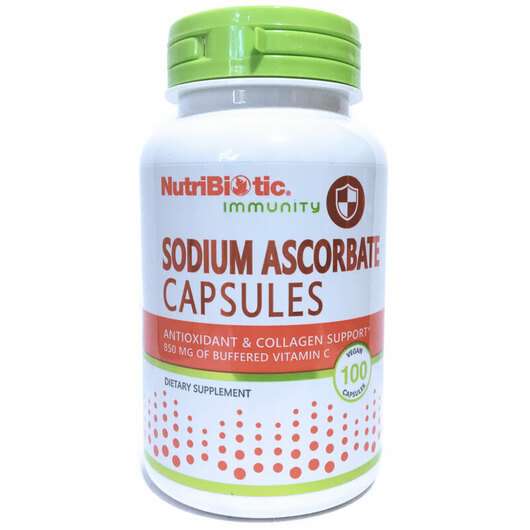 Immunity Sodium Ascorbate, Аскорбат натрію, 100 капсул