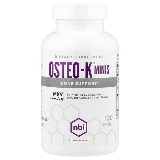 Основное фото товара NBI Health, Поддержка суставов, Osteo-K Minis, 120 капсул