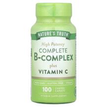 High Potency Complete B-Complex Plus Vitamin C