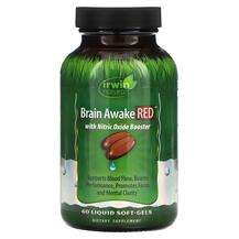 Irwin Naturals, Поддержка мозга, Brain Awake Red, 60 капсул